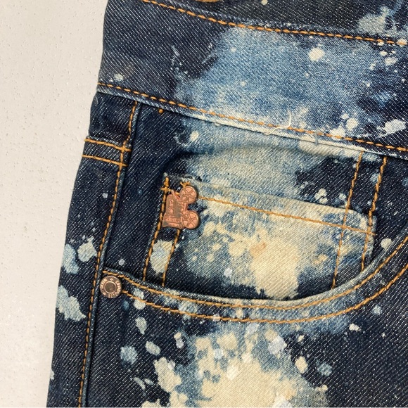 Men's Blue and White Jeans - Picture 12 of 16